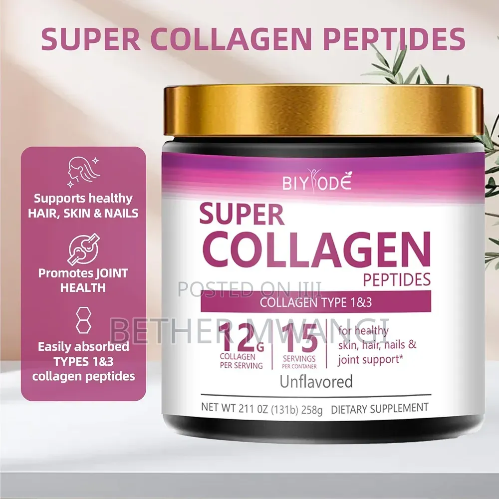 Super Collagen Peptides, Type 1 Type 3 Powder in Kenya
