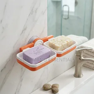 Traceless Swivel Soap Dish Material: Plastic