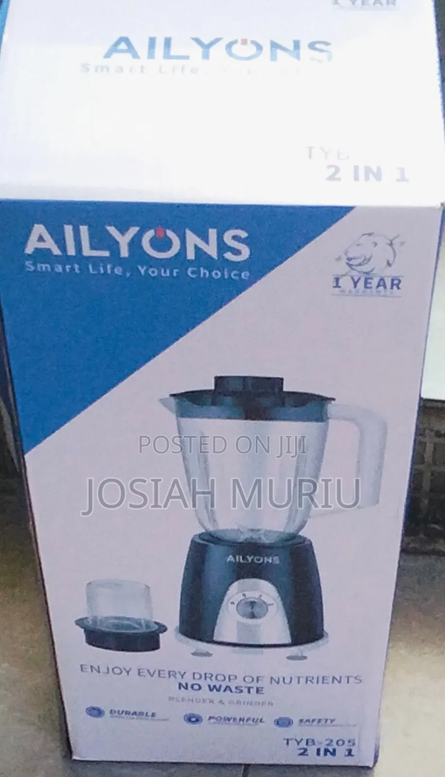 Ailyons TYB-205 Electric Blender Grinder