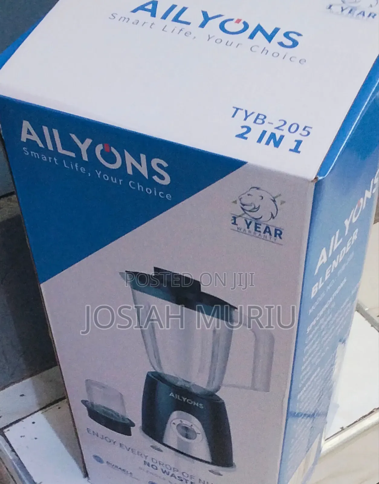 Ailyons TYB-205 2-in-1 Blender