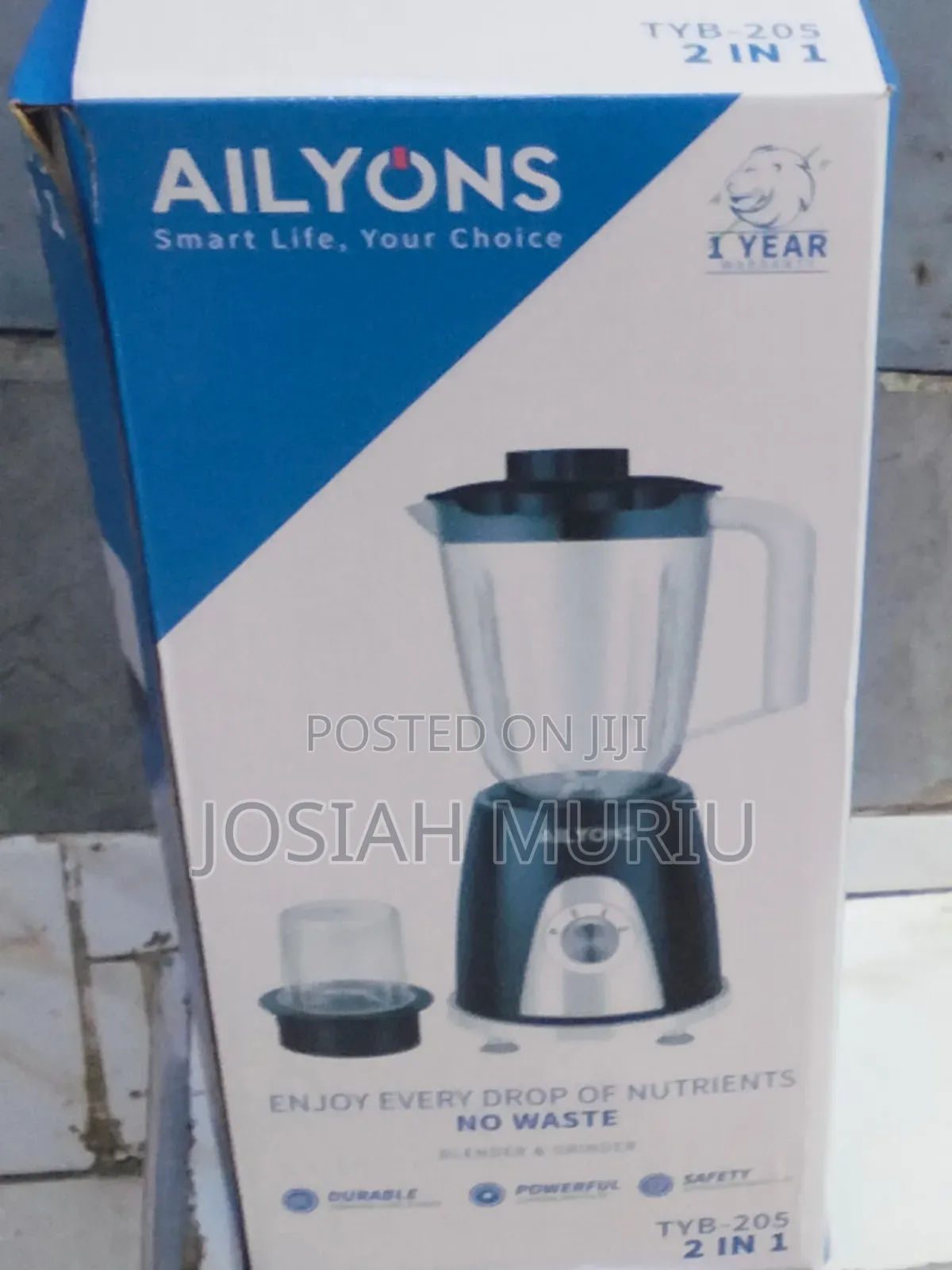 Ailyons TYB-205 2-in-1 Blender