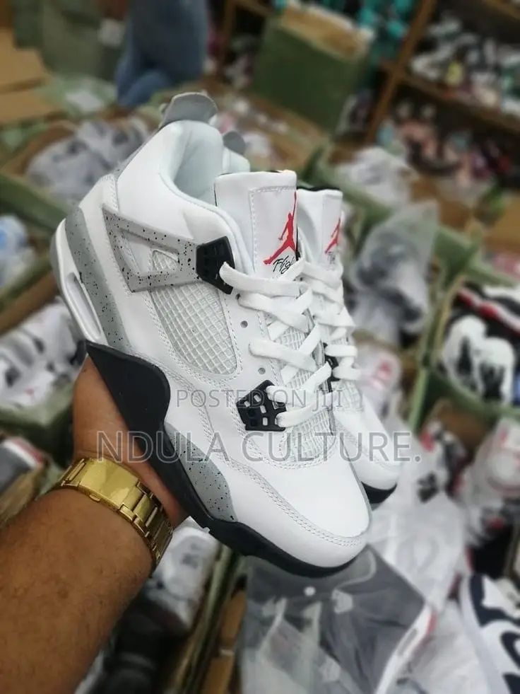 Jordan 4 White Cement