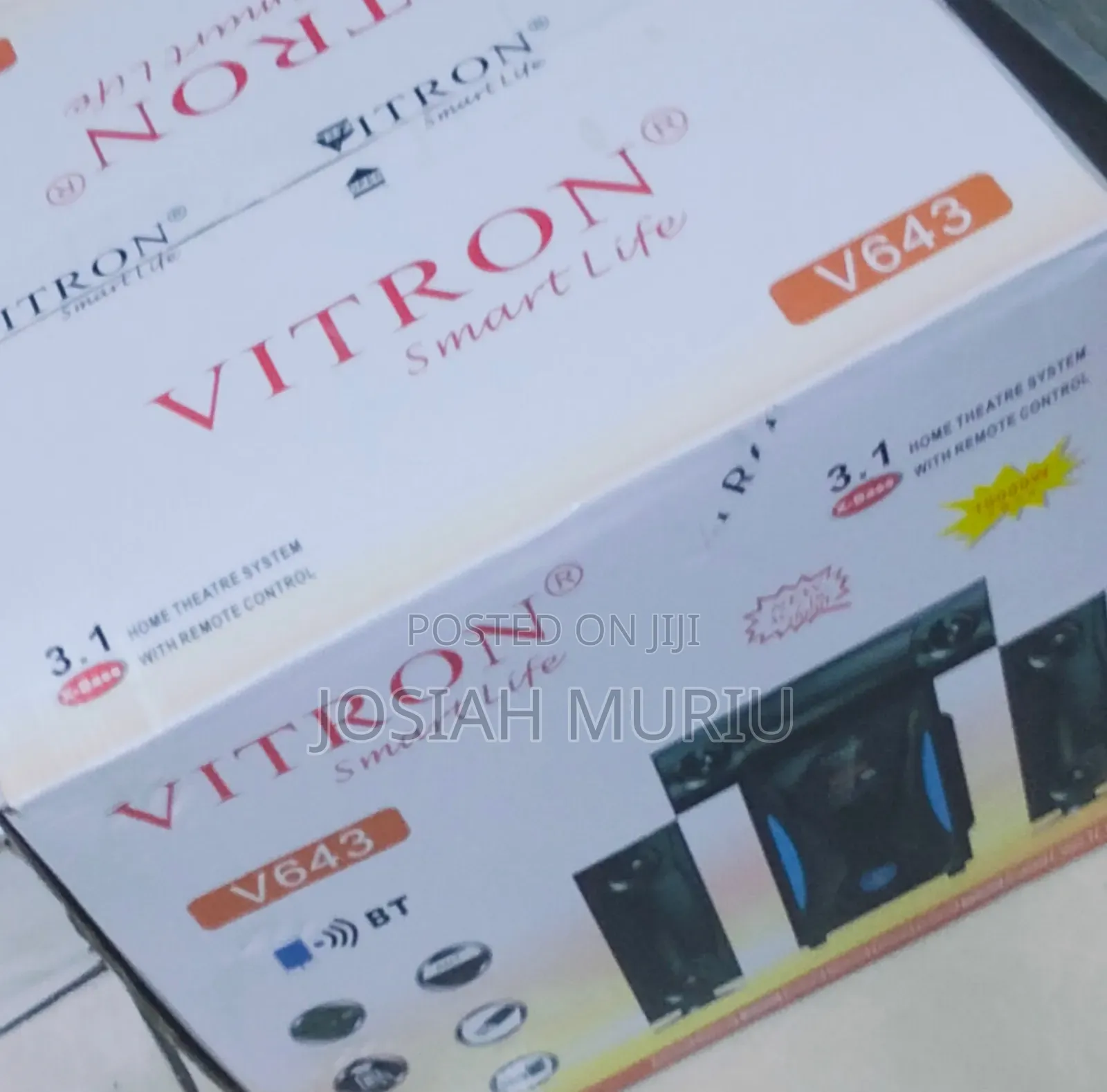Vitron V643 Bluetooth Home Theatre – 3.1 Channel Powerful Sound System