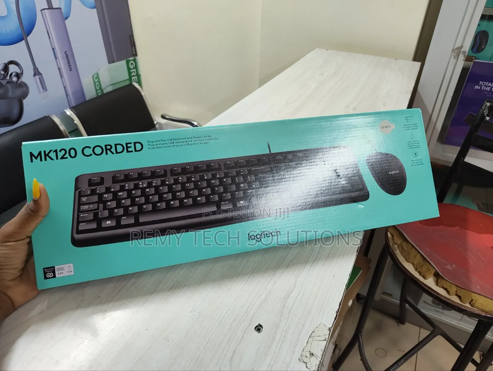 Logitech MK120 Wired Keyboard and Mouse Combo