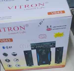 Vitron V643 Powerful 3.1 Channel Sound System – Bluetooth, USB FM