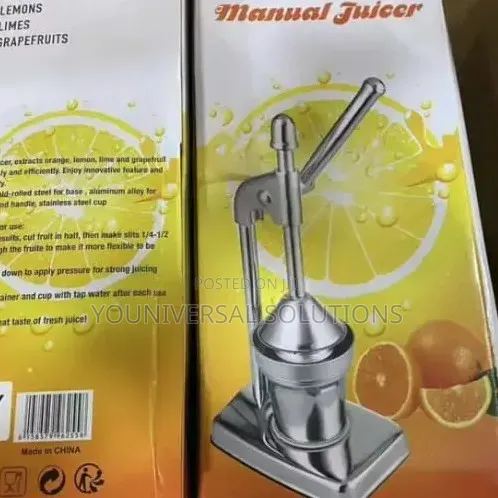 Heavy Duty Metallic Manual Citrus Juicer Stand Machine
