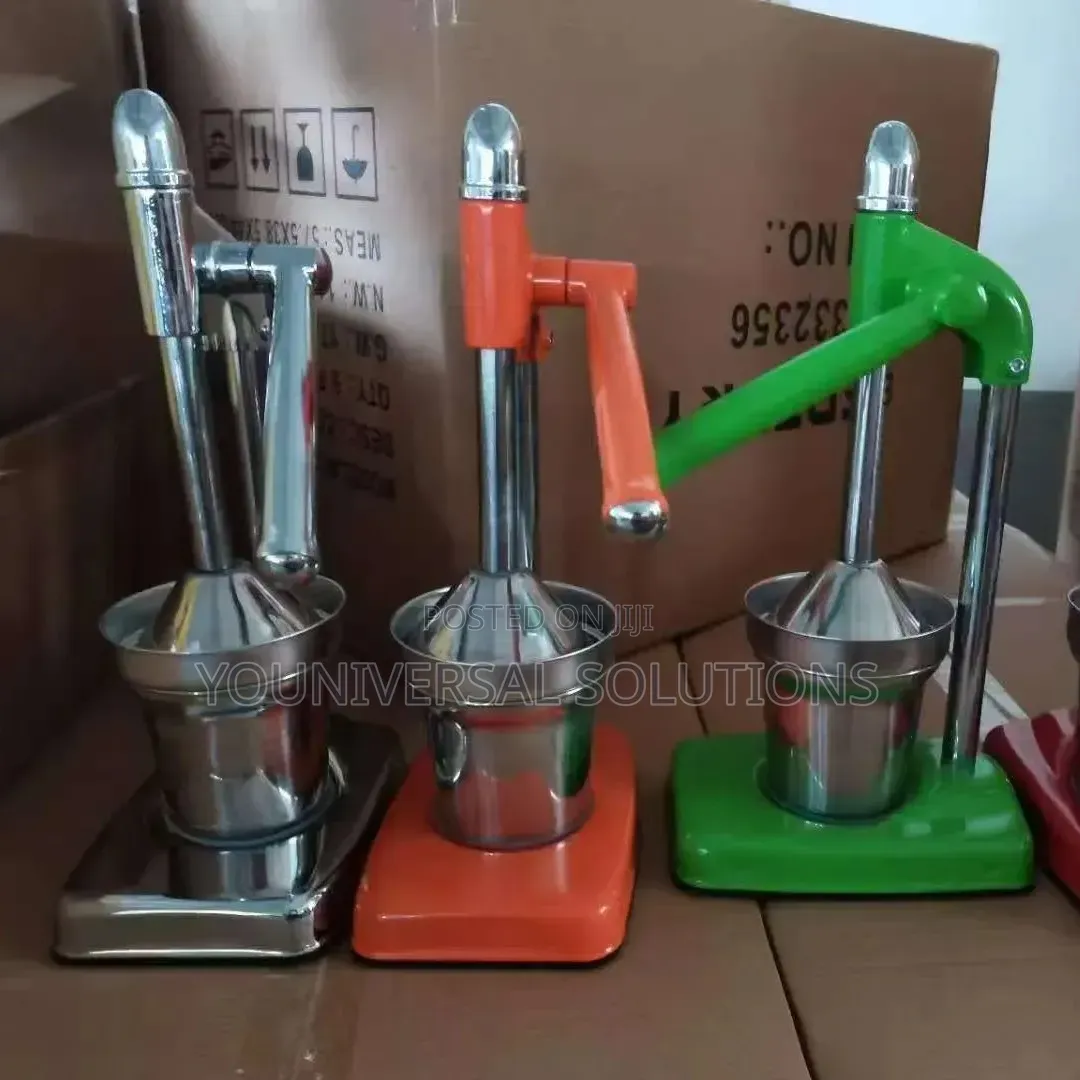 Heavy Duty Metallic Manual Citrus Juicer Stand Machine