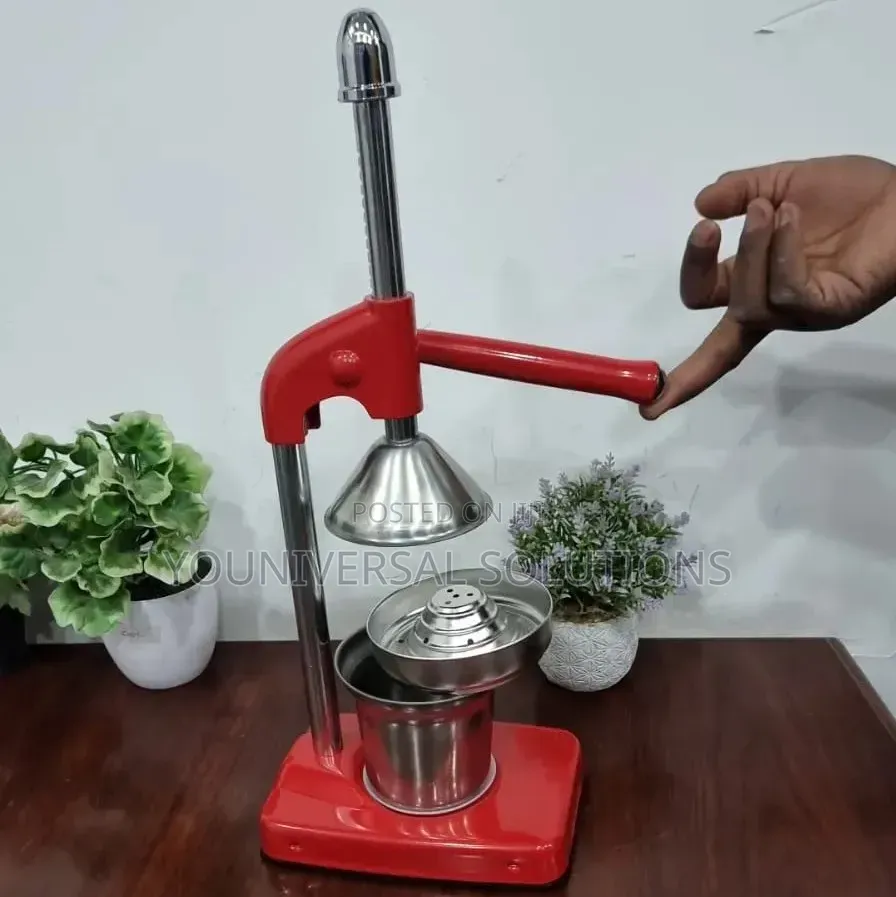 Heavy Duty Metallic Manual Citrus Juicer Stand Machine
