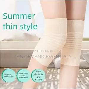 Seamless Knitted Thermal Knee Warmers for Joint Knee Support
