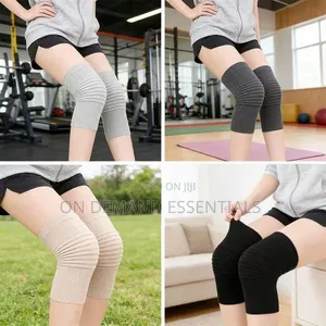 Seamless Knitted Thermal Knee Warmers for Joint Knee Support