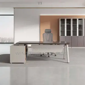 Office Desk; 180 CM L-Shaped Executive Office Desk