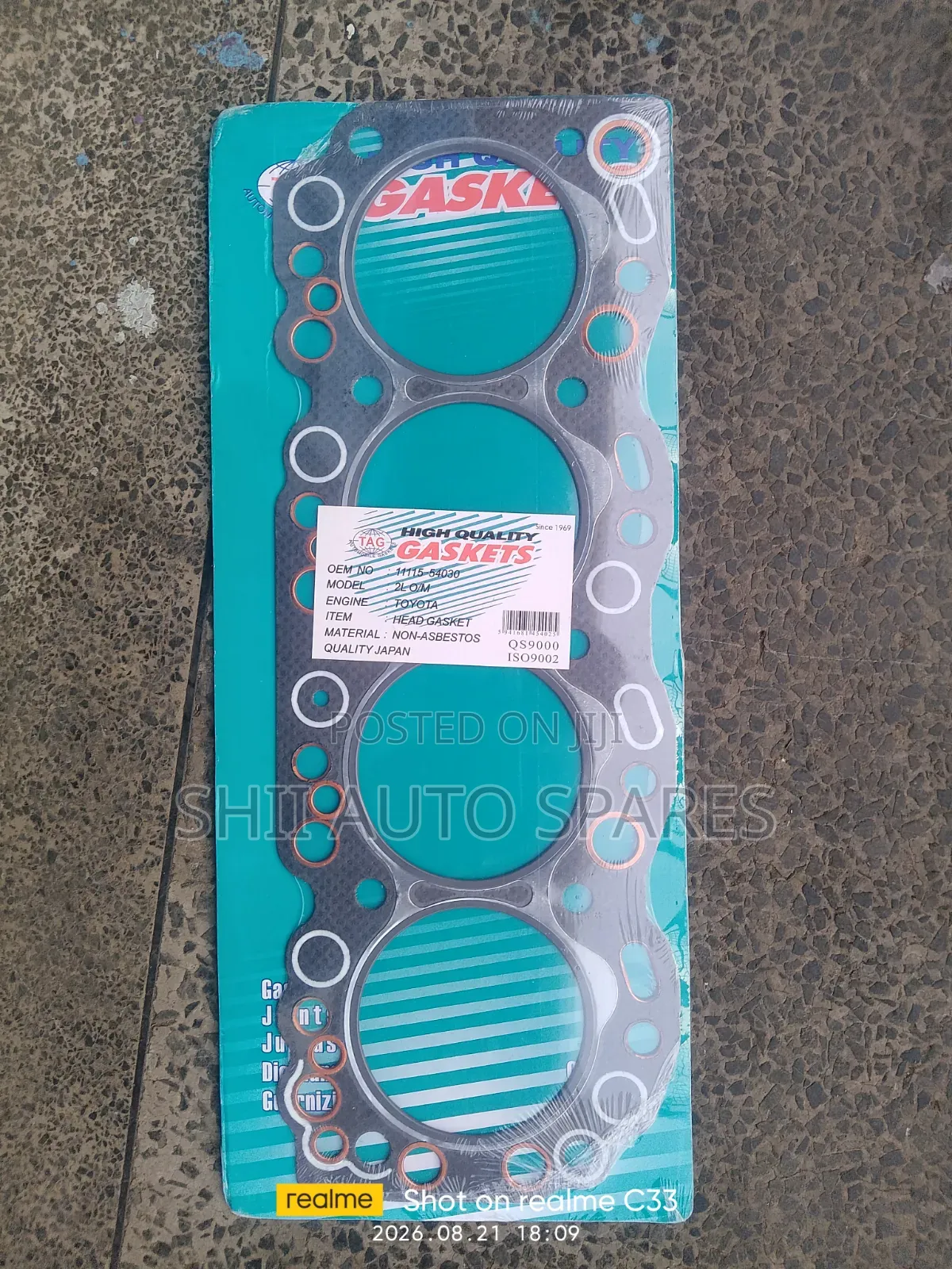 Head Gasket for 2l( Asbestos)