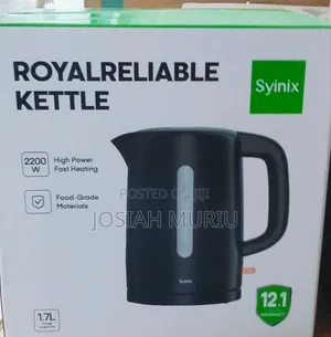Syinix Fast-Boiling Electric Kettle 1.7L