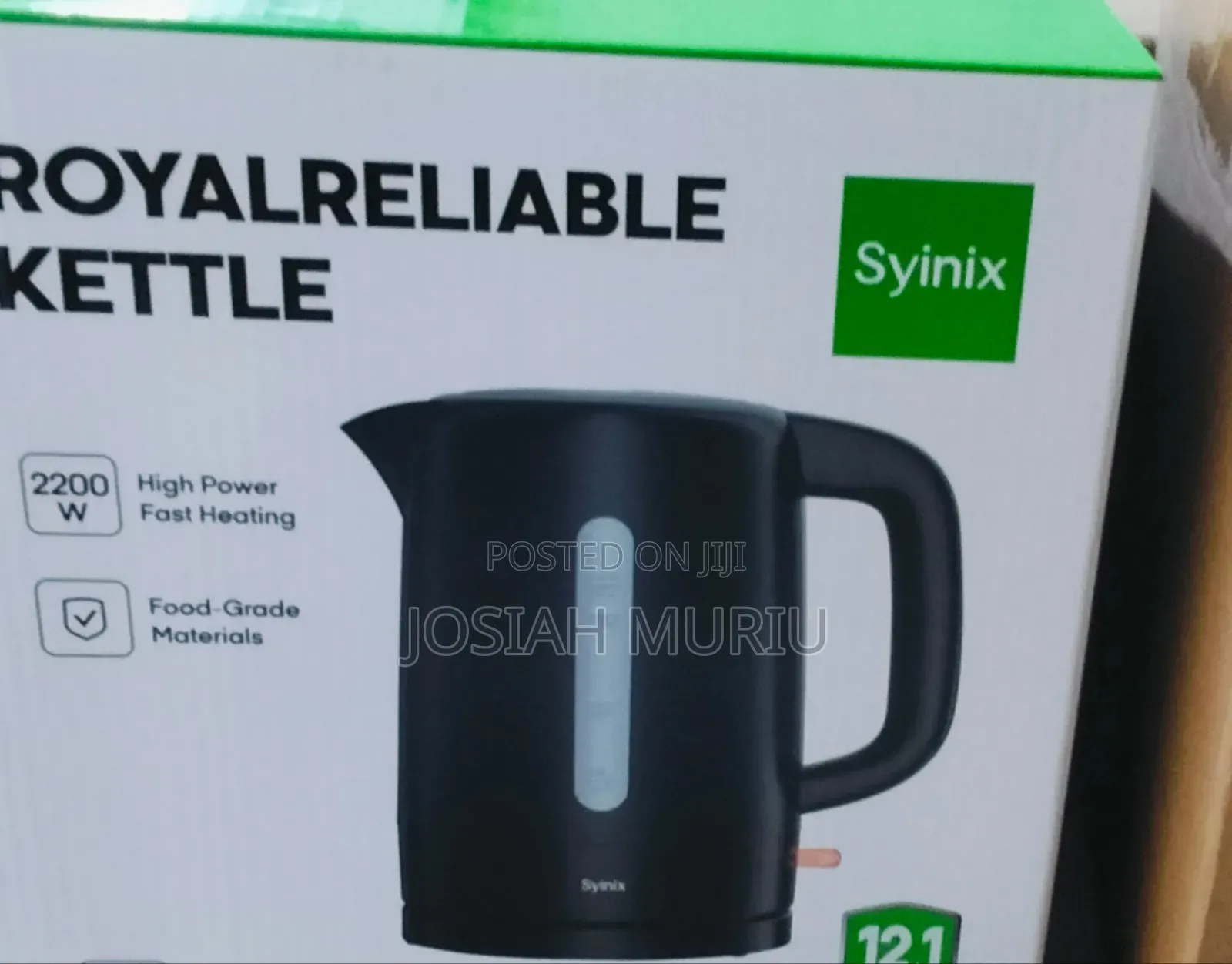 Syinix 1.7L Automatic Electric Kettle