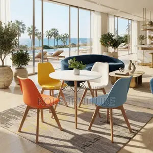 Dining Chairs; Modern Padded Class Eames Dining Seat