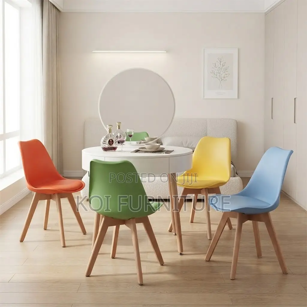 Dining Chairs; Modern Padded Class Eames Dining Seat