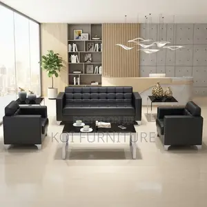 Office Sofa; Executive Reception Urban Style Meeting Sofa Set