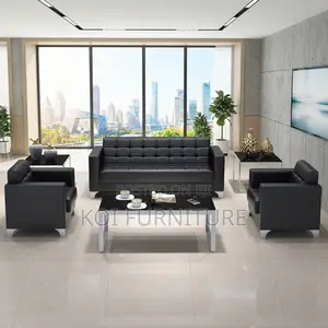 Office Sofa; Executive Reception Urban Style Meeting Sofa Set