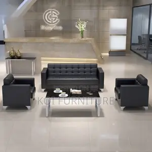 Office Sofa; Executive Reception Urban Style Meeting Sofa Set