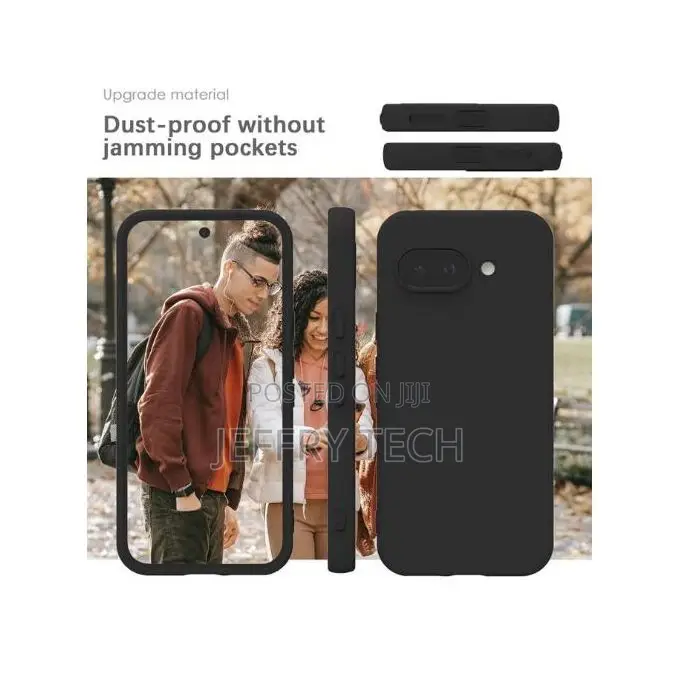Oft Silicone Back Cover for Google Pixel 9a – Black