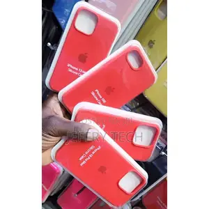 Premium Red Silicone Shockproof Case for iPhone 16e - Soft Touch Slim