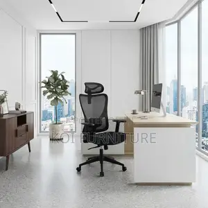 Office Chairs; Ergonomic Swivel 180 Back Recliner Fabric Chair