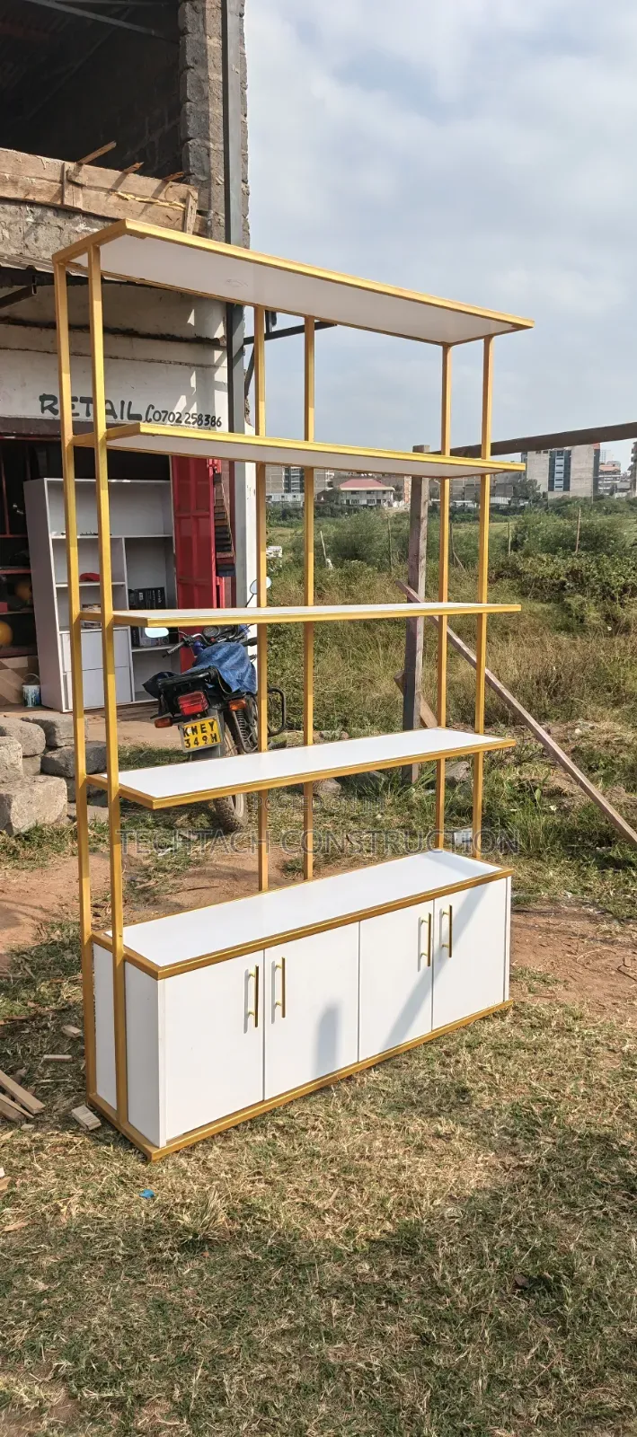 Shelves Unique Golden