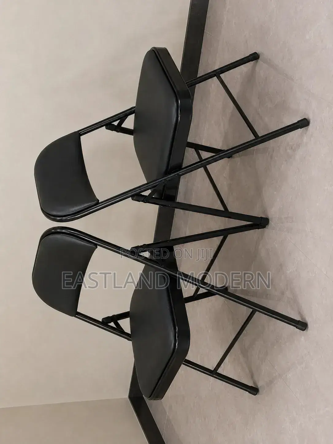 Black Folding Chair for Events, Office Home