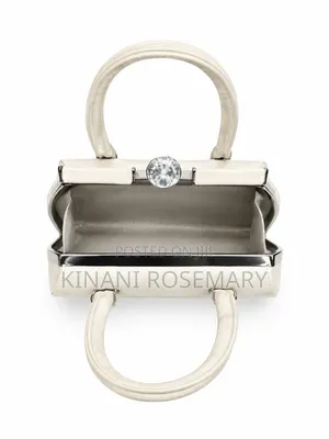 Elegant Structured Top Handle Handbag – Cream