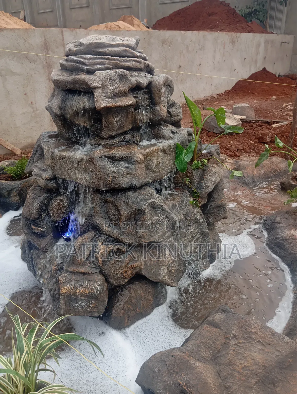 Artificial Waterfalls Fishponds Fountains