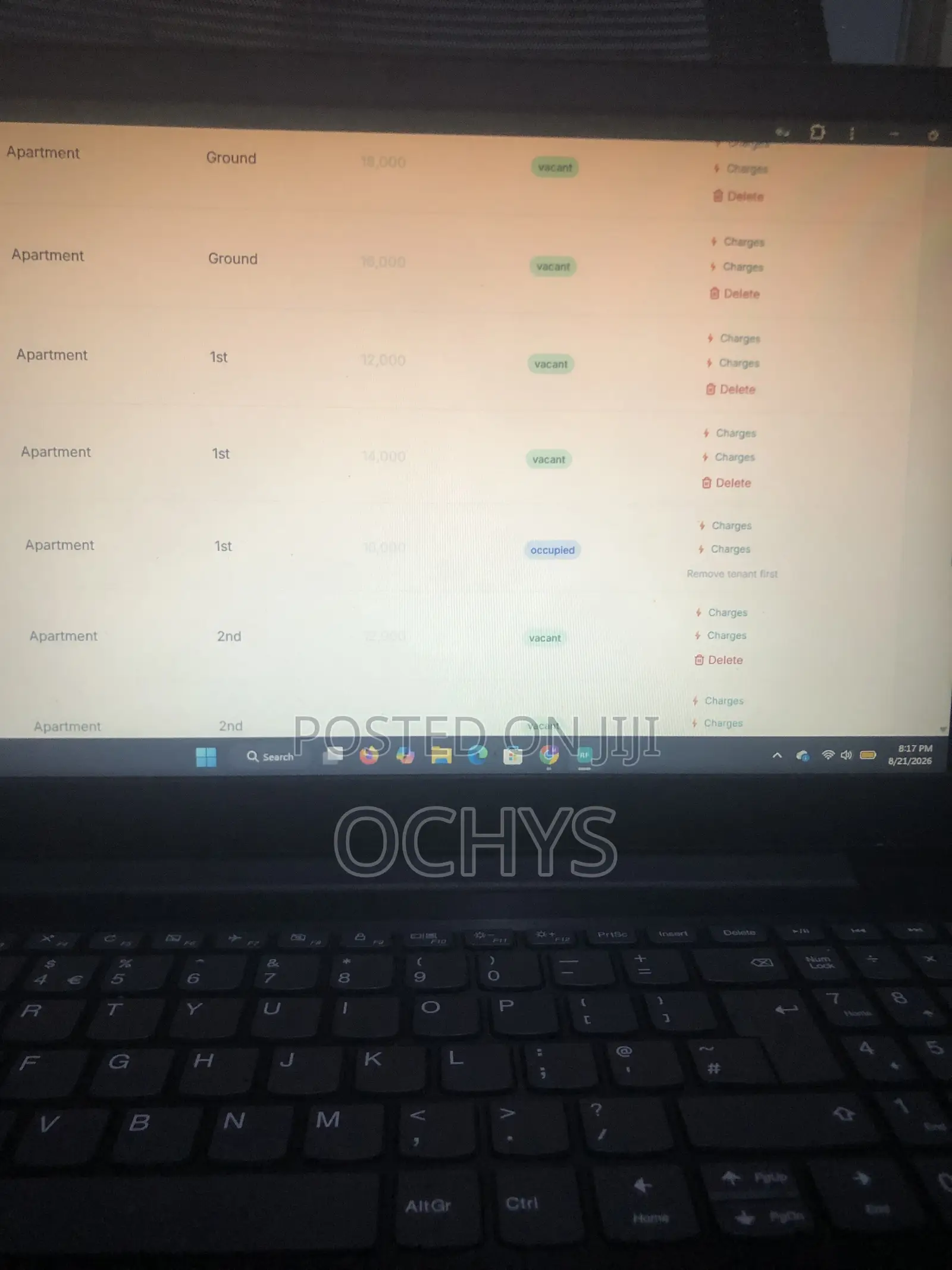 Rental Management Business Application