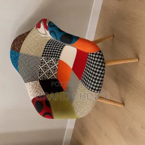 Modern Patchwork Accent Chair