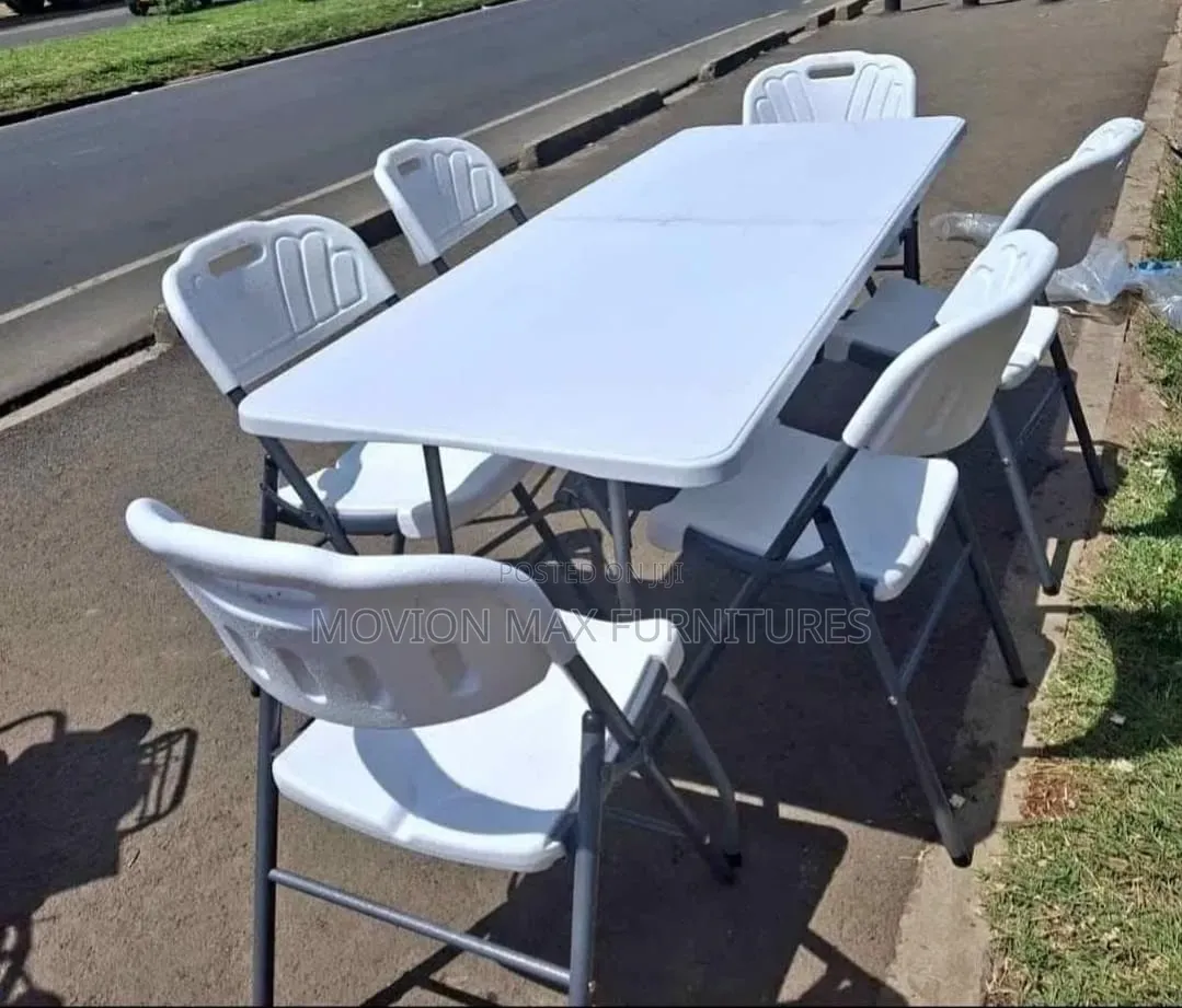 Foldable Chairs With Table White Table