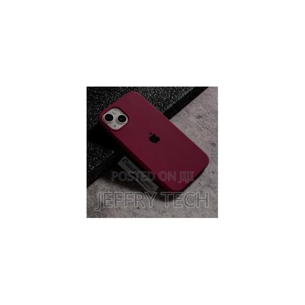 Soft Silicone Back Cover for iPhone 14 – Protective, Shockproof, Ultra