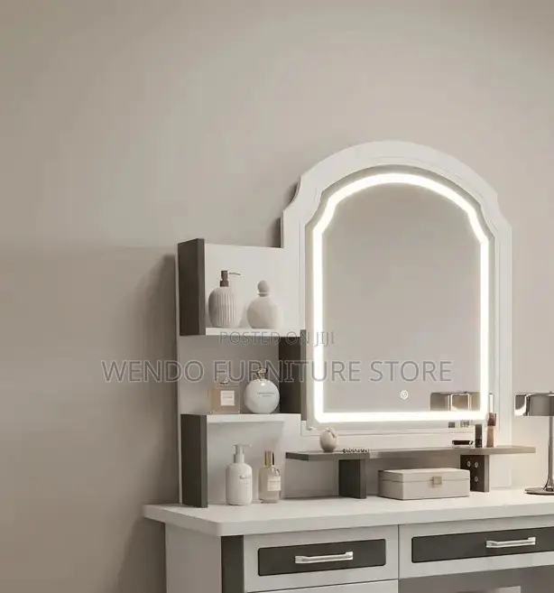 Dressers; Modern Dressing Room Sliding Stylish Vanity Set