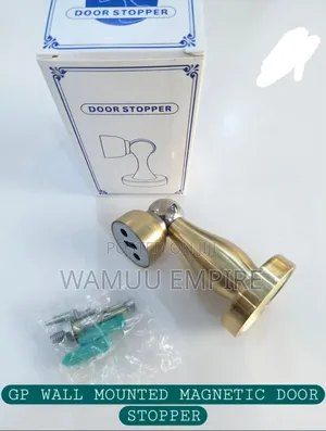 Wall-Mounted Magnetic Door Stopper