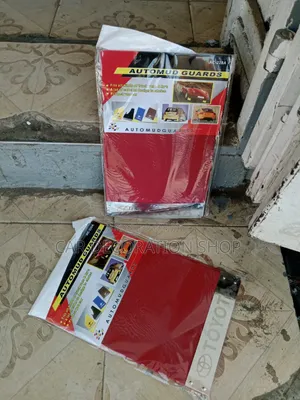 Toyota Branded Red Universal 4pcs Car Mud Guards Protect Car From Mud
