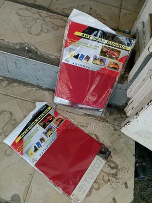Toyota Branded Red Universal 4pcs Car Mud Guards Protect Car From Mud