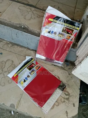 4pcs Universal Red Mudflaps Fits Trucks,vans,and Cars