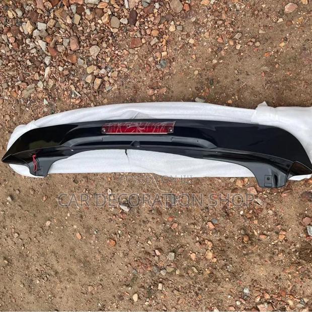 Black Universal Fit Spoiler With Brake Light