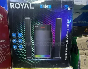 Royal R902 2.1CH Multimedia Speaker 65W – Brand New