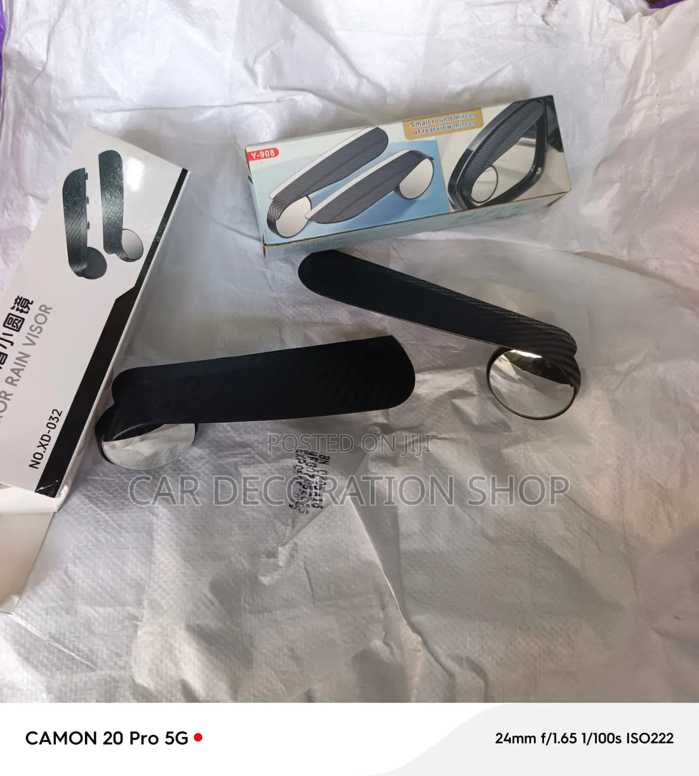 Self Adhesive Side Mirror Rain Drops Guards to Keep Clear View