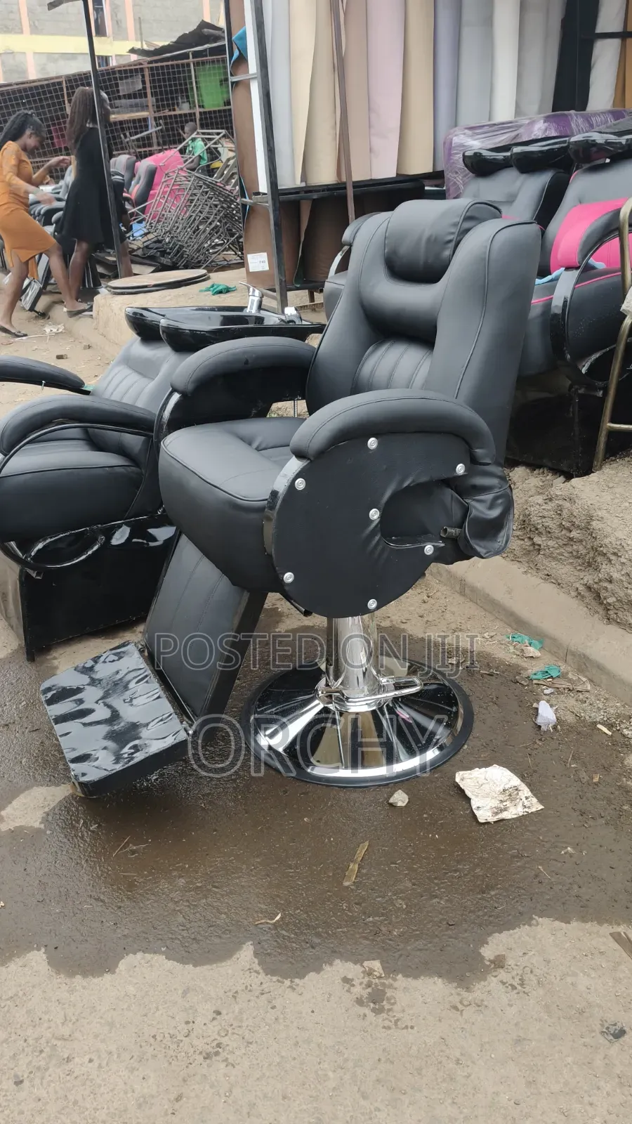 Hydraulic Barber Chair Plus Shampoo Sink