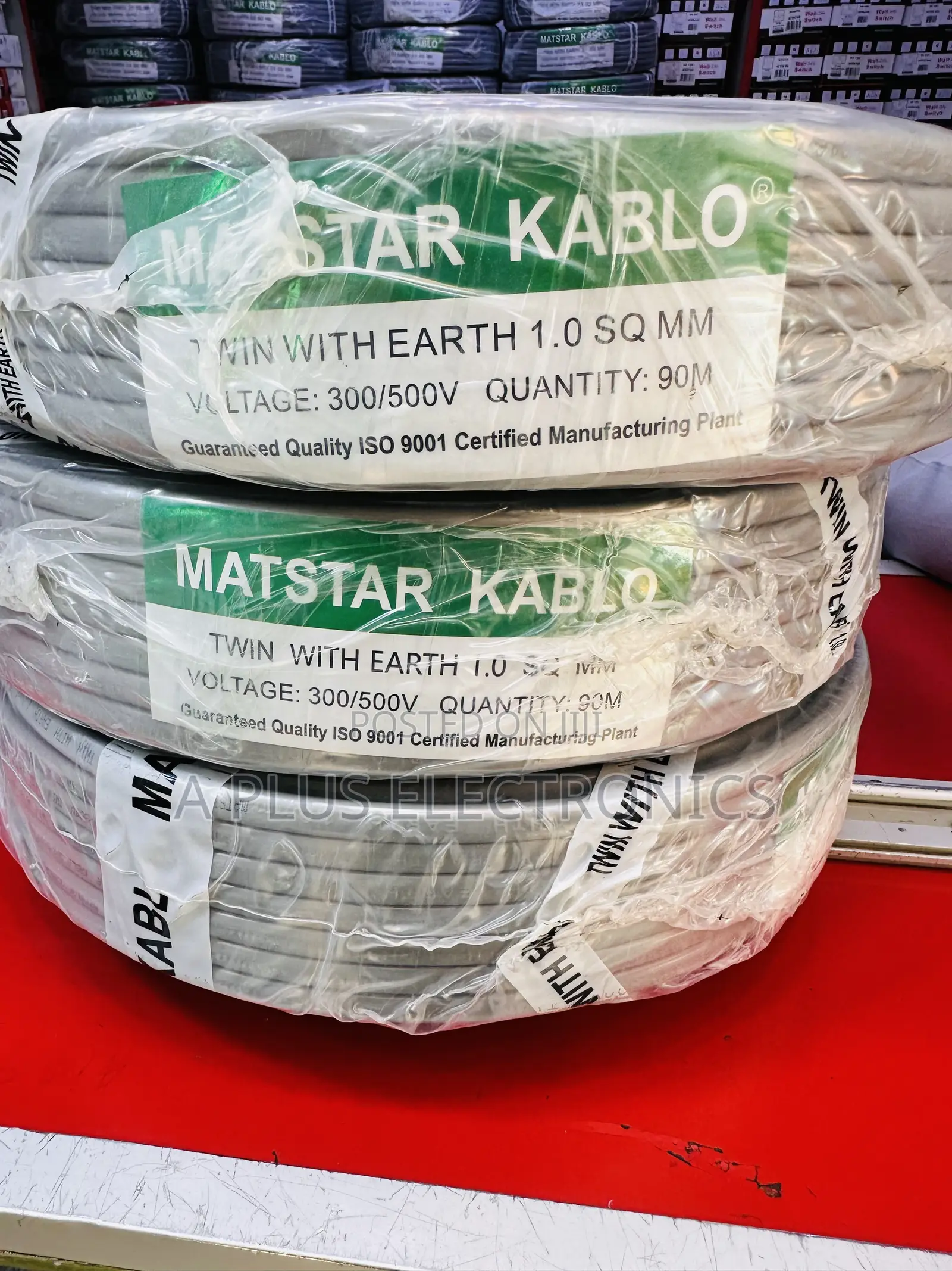 Matstar 1.0mm Twin With Earth 90m Durable Electrical Installation