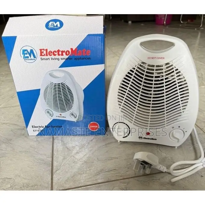 ElectroMate EFH-01 Electric Fan Heater 2000W - Room Heater