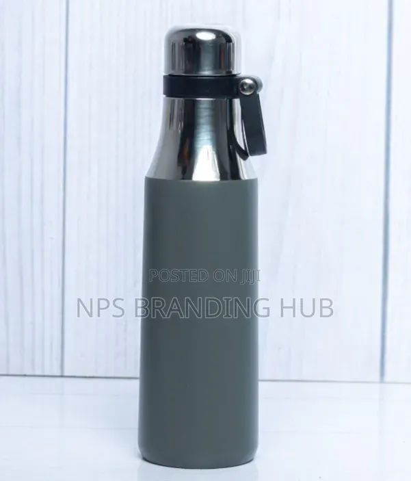 Arrow Design Steel Flask. Hub