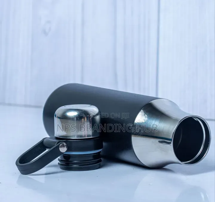 Arrow Design Steel Flask. Hub