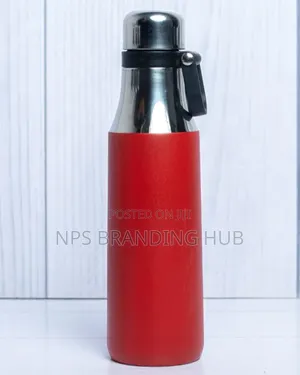 Arrow Design Steel Flask. Hub