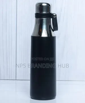 Arrow Design Steel Flask. Hub