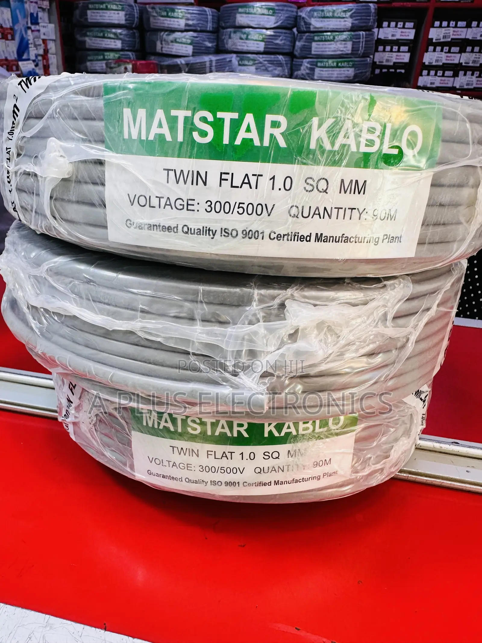 Matstar 1.0mm Twin Flat Solar Cables | High Quality Solar Wire